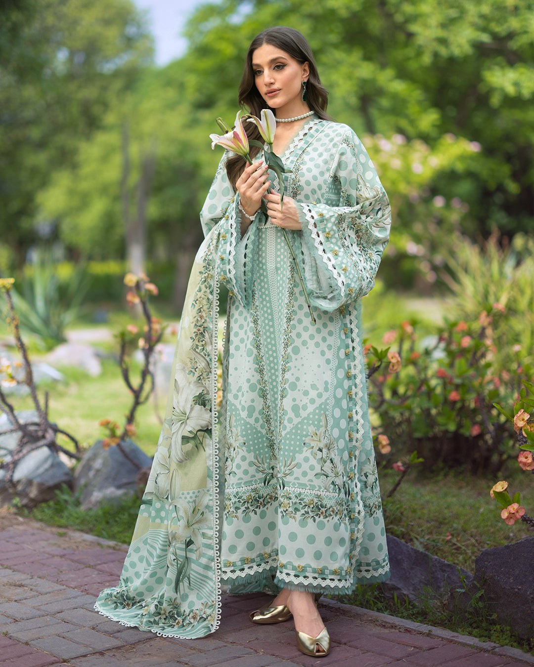Elaf Premium | Bridgerton Prints 26 | EPB-5B CIELA BELLE - by Libasekhas UK - Registered Vendor of : Elaf Premium - 100% Original Designer Dress