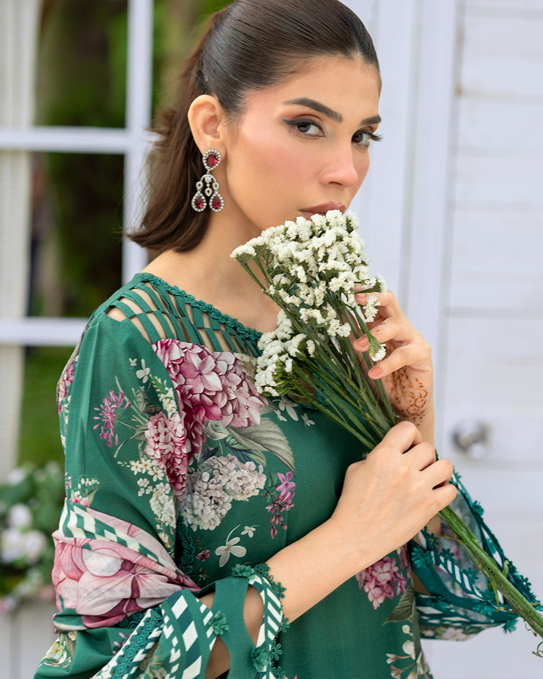 Elaf Premium | Bridgerton Prints 26 | EPB-8B MARIN - by Libasekhas UK - Registered Vendor of : Elaf Premium - 100% Original Designer Dress