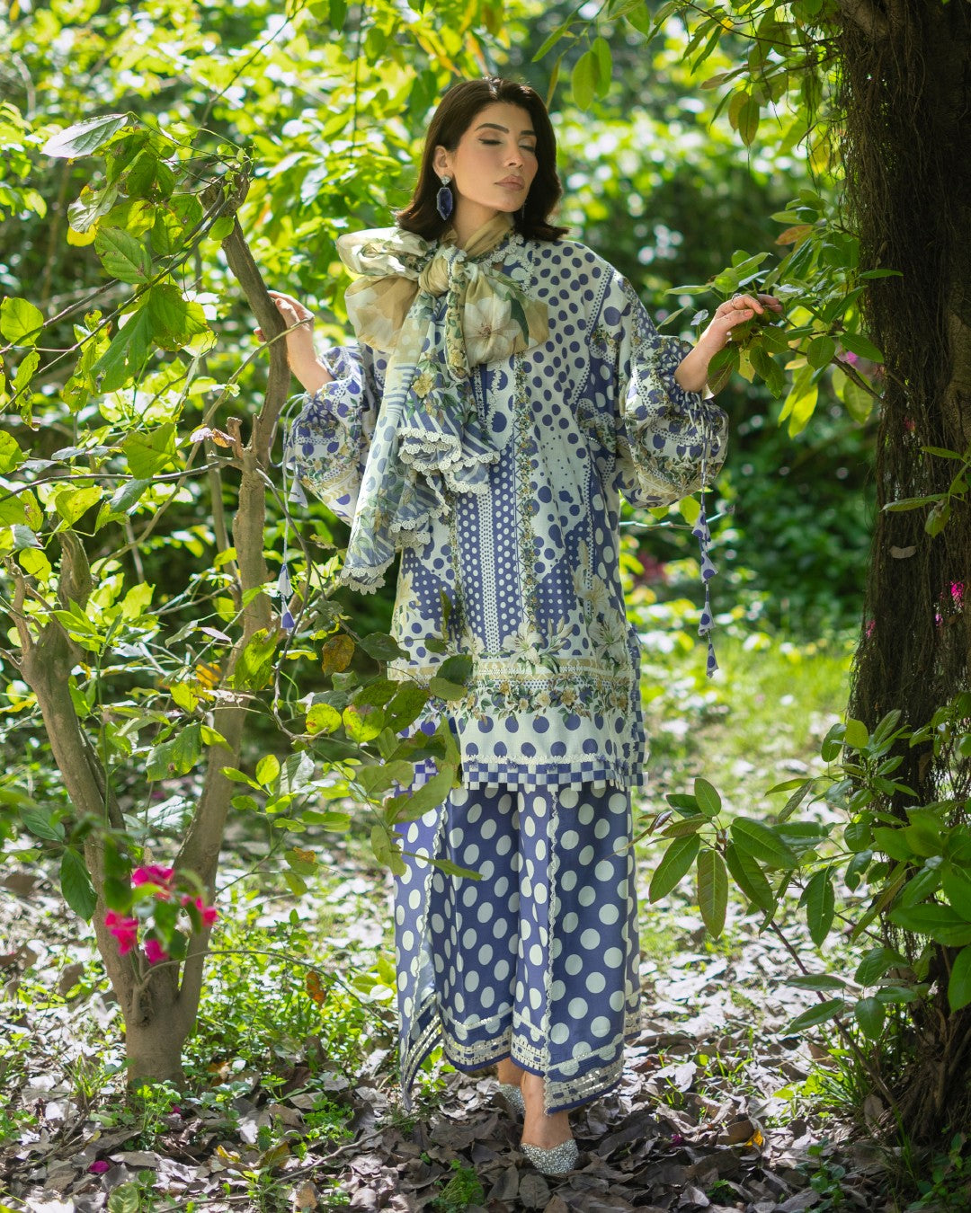 Elaf Premium | Bridgerton Prints 26 | EPB-5A VIOLETTE - by Libasekhas UK - Registered Vendor of : Elaf Premium - 100% Original Designer Dress