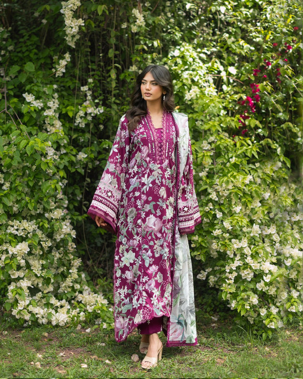 Elaf Premium | Bridgerton Prints 26 | EPB-4B DOLCE ROSA - by Libasekhas UK - Registered Vendor of : Elaf Premium - 100% Original Designer Dress