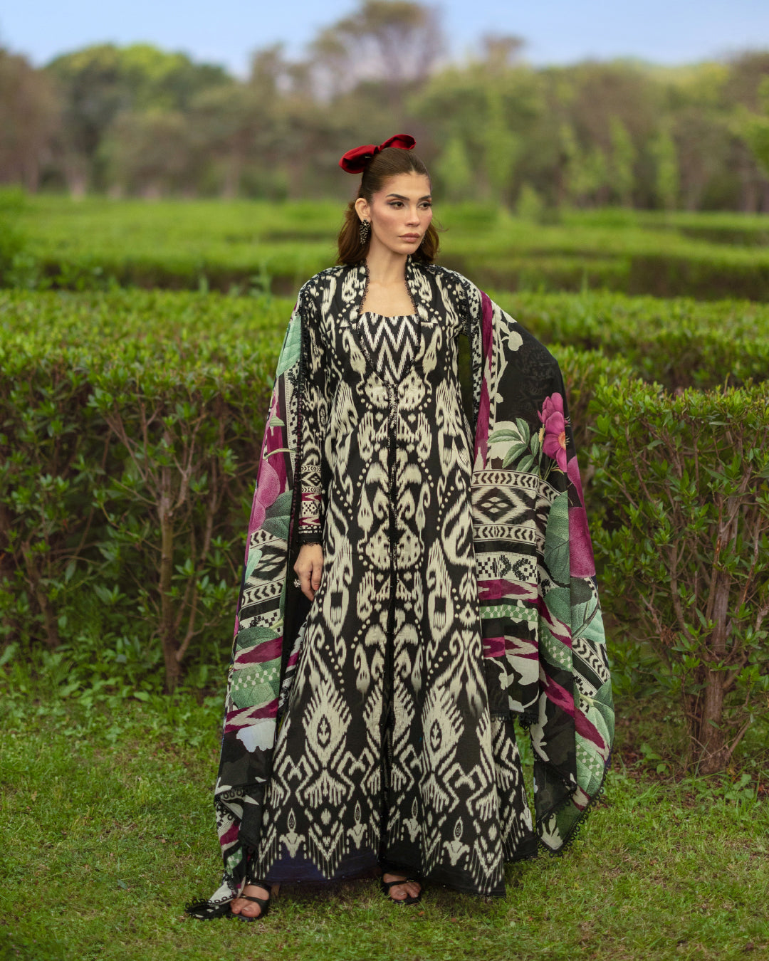 Elaf Premium | Bridgerton Prints 26 | EPB-1B REGINA - by Libasekhas UK - Registered Vendor of : Elaf Premium - 100% Original Designer Dress