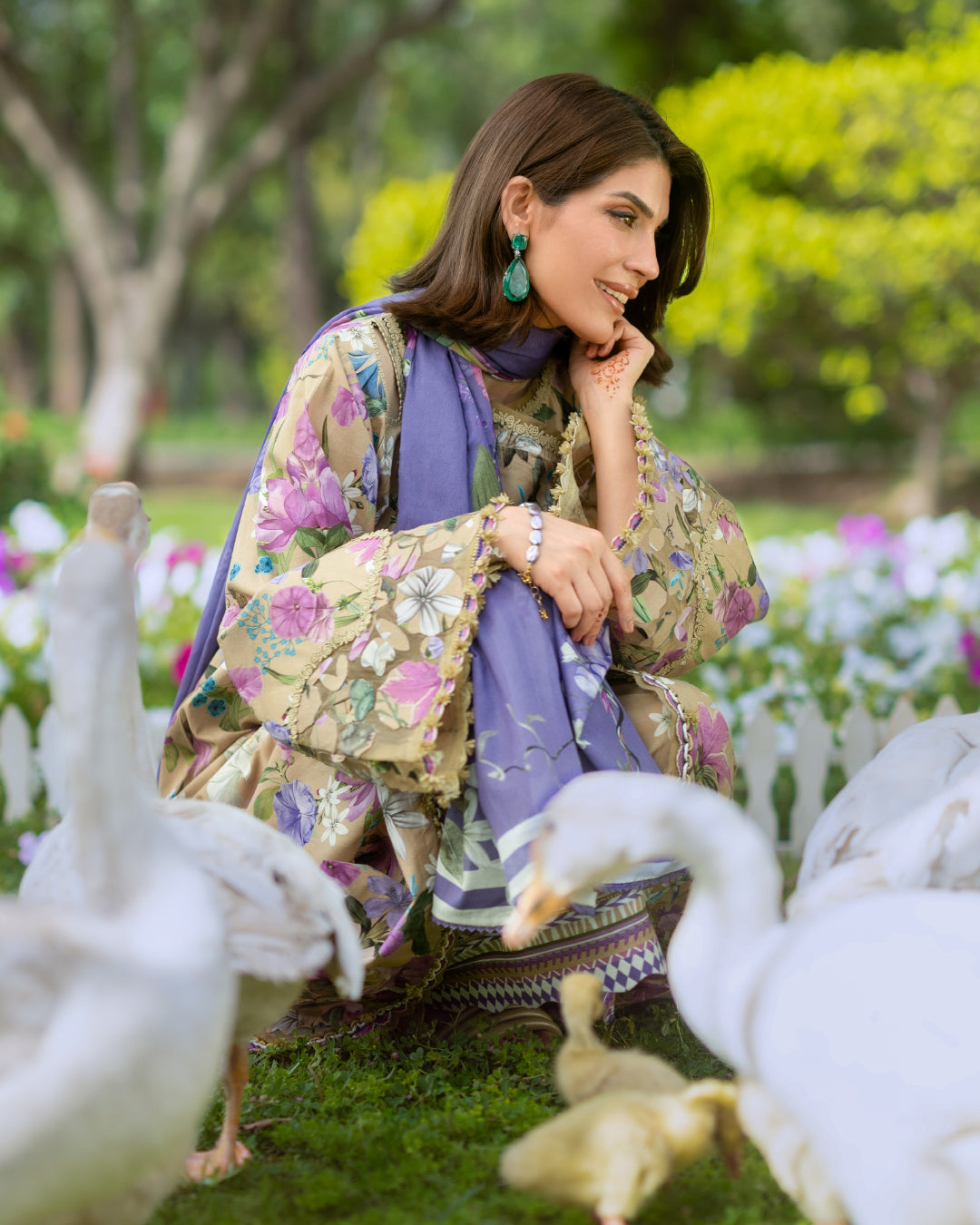 Elaf Premium | Bridgerton Prints 26 | EPB-4A GIARDINO - by Libasekhas UK - Registered Vendor of : Elaf Premium - 100% Original Designer Dress