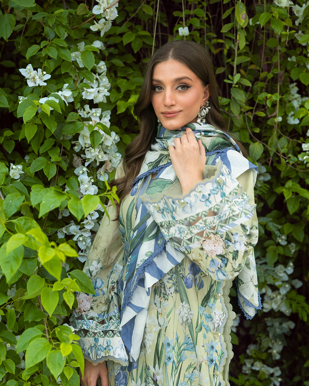Elaf Premium | Bridgerton Prints 26 | EPB-2A GARDEN AFFAIR - by Libasekhas UK - Registered Vendor of : Elaf Premium - 100% Original Designer Dress