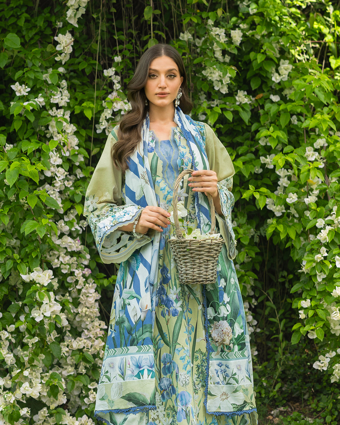 Elaf Premium | Bridgerton Prints 26 | EPB-2A GARDEN AFFAIR - by Libasekhas UK - Registered Vendor of : Elaf Premium - 100% Original Designer Dress