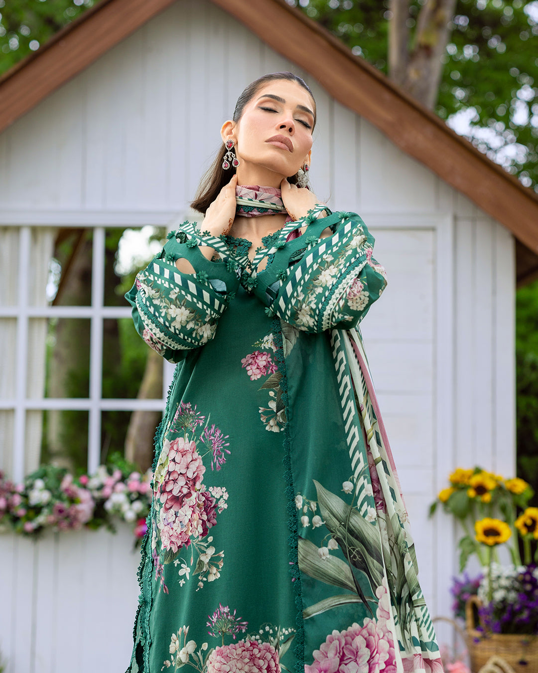 Elaf Premium | Bridgerton Prints 26 | EPB-8B MARIN - by Libasekhas UK - Registered Vendor of : Elaf Premium - 100% Original Designer Dress