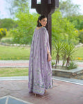 Elaf Premium | Bridgerton Prints 26 | EPB-6A LILAC GARDEN - by Libasekhas UK - Registered Vendor of : Elaf Premium - 100% Original Designer Dress