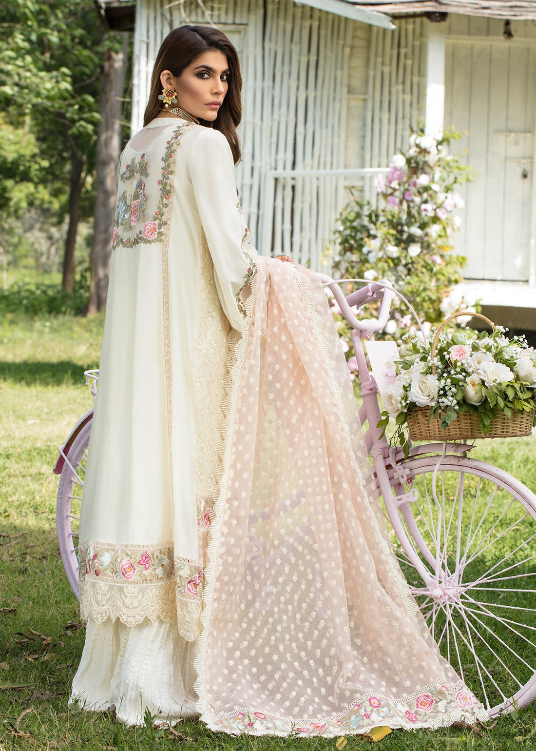 Saira Shakira | Luxury Pret | Blooming Jasmine - by Libasekhas UK - Registered Vendor of : Saira Shakira - 100% Original Designer Dress