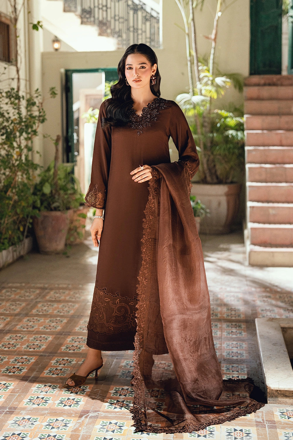 Azure | Vogue Formals | Cocoa Glaze - by Libasekhas UK - Registered Vendor of : Azure - 100% Original Designer Dress
