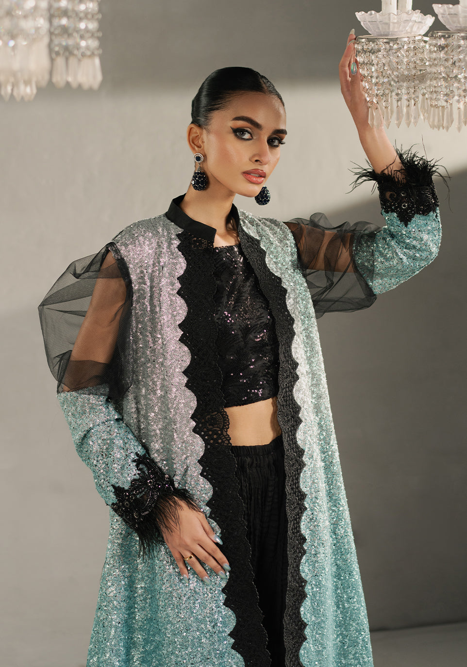 Zarqash | Silk Edit | ZQS 020 MEIRA - by - Libasekhas UK - Registered Vendor of : Zarqash - 100% Original Designer Dresss