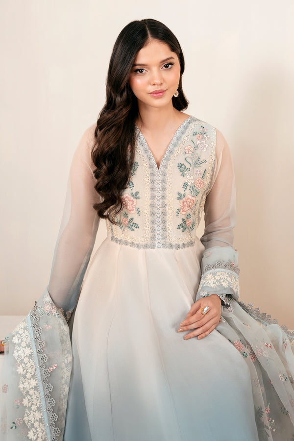 Baroque | Luxury Pret 25 | EMBROIDERED CHIFFON PR-1056 - by Libasekhas UK - Registered Vendor of : Baroque - 100% Original Designer Dress
