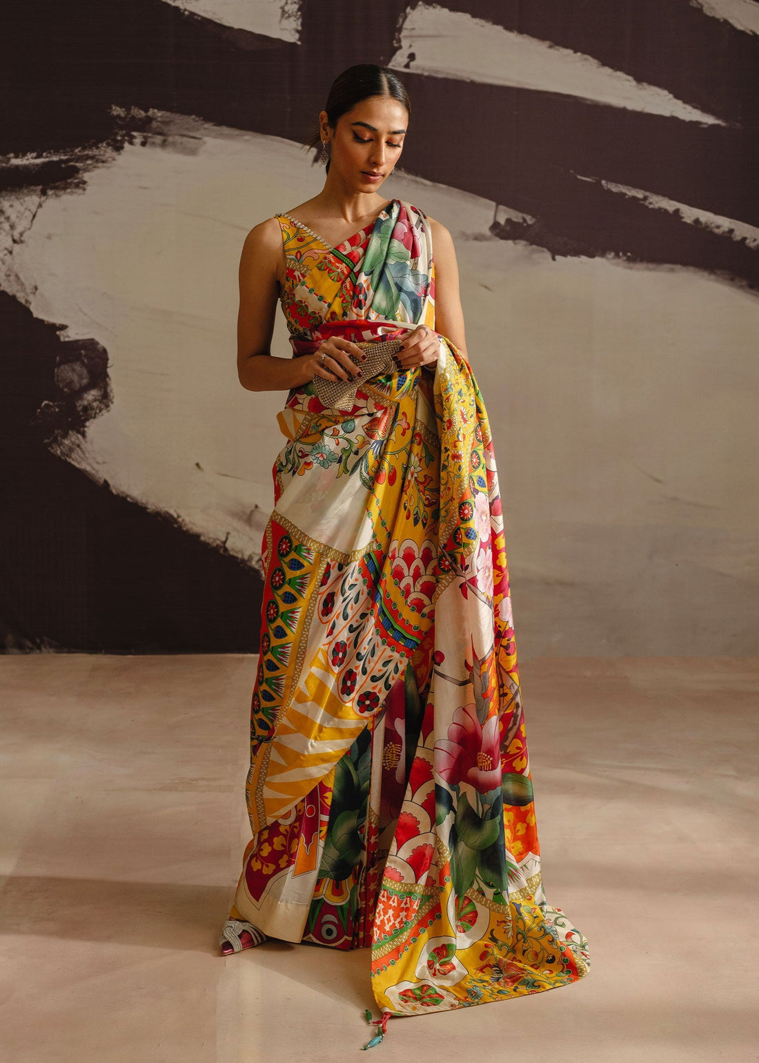 Mahgul | Eye of Cemal | Tangerine Dance - by - Libasekhas UK - Registered Vendor of : Mahgul - 100% Original Designer Dresss