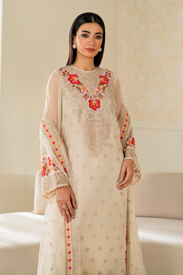 Baroque | Luxury Pret 25 | EMBROIDERED CHIFFON PR-1145 - by Libasekhas UK - Registered Vendor of : Baroque - 100% Original Designer Dress