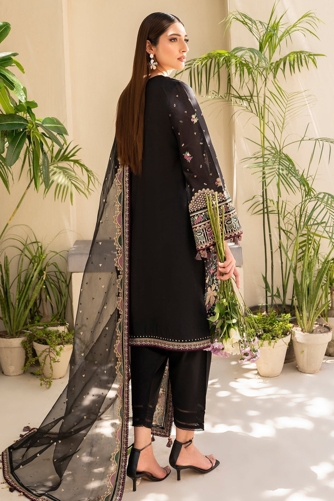 Jazmin | Irish Lawn SS 24 | D4 - by - Libasekhas UK - Registered Vendor of : Jazmin - 100% Original Designer Dresss