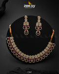 Intricate Necklace - by - Libasekhas UK - Registered Vendor of : Zeesy - 100% Original Designer Dresss