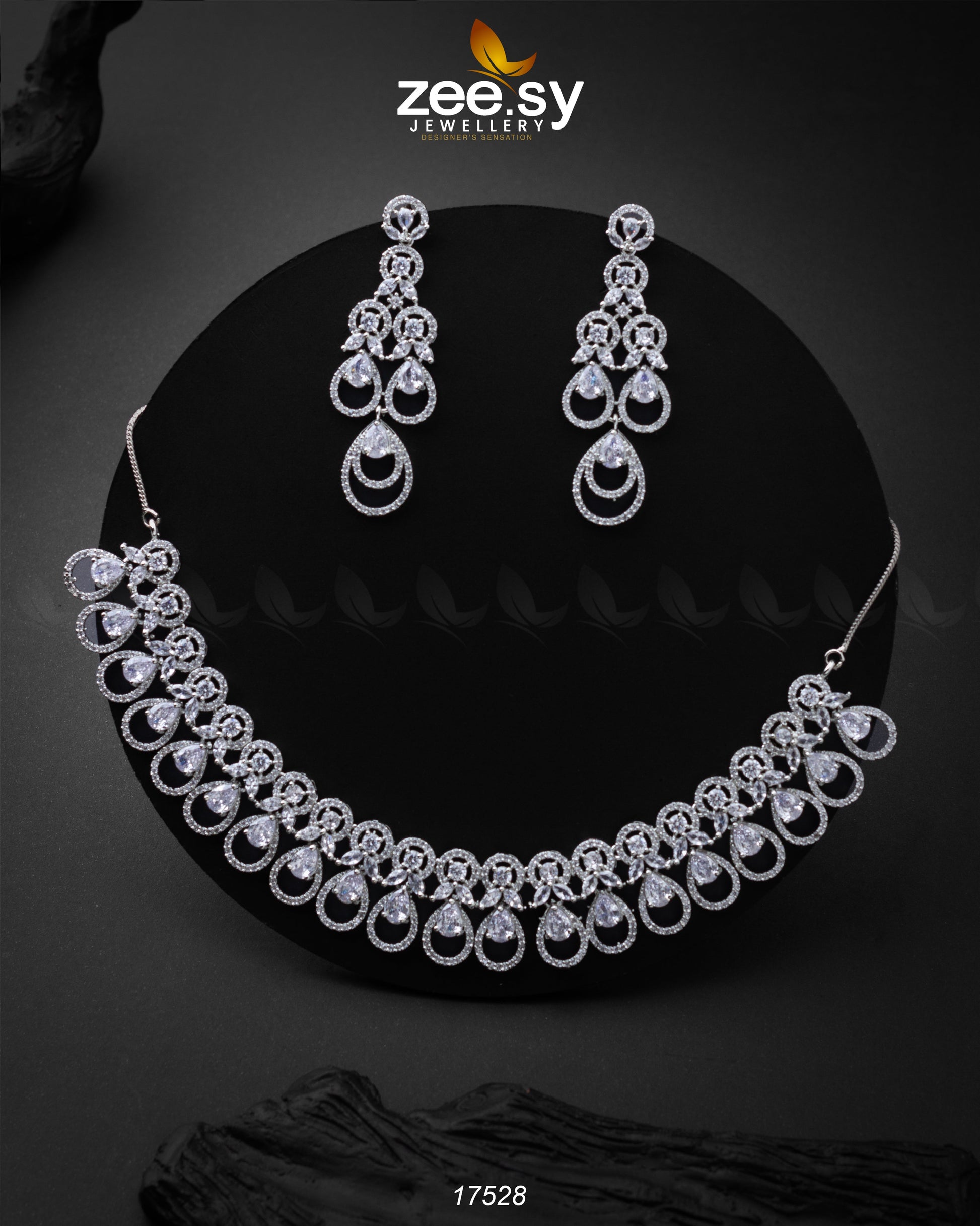 Intricate Necklace - by - Libasekhas UK - Registered Vendor of : Zeesy - 100% Original Designer Dresss