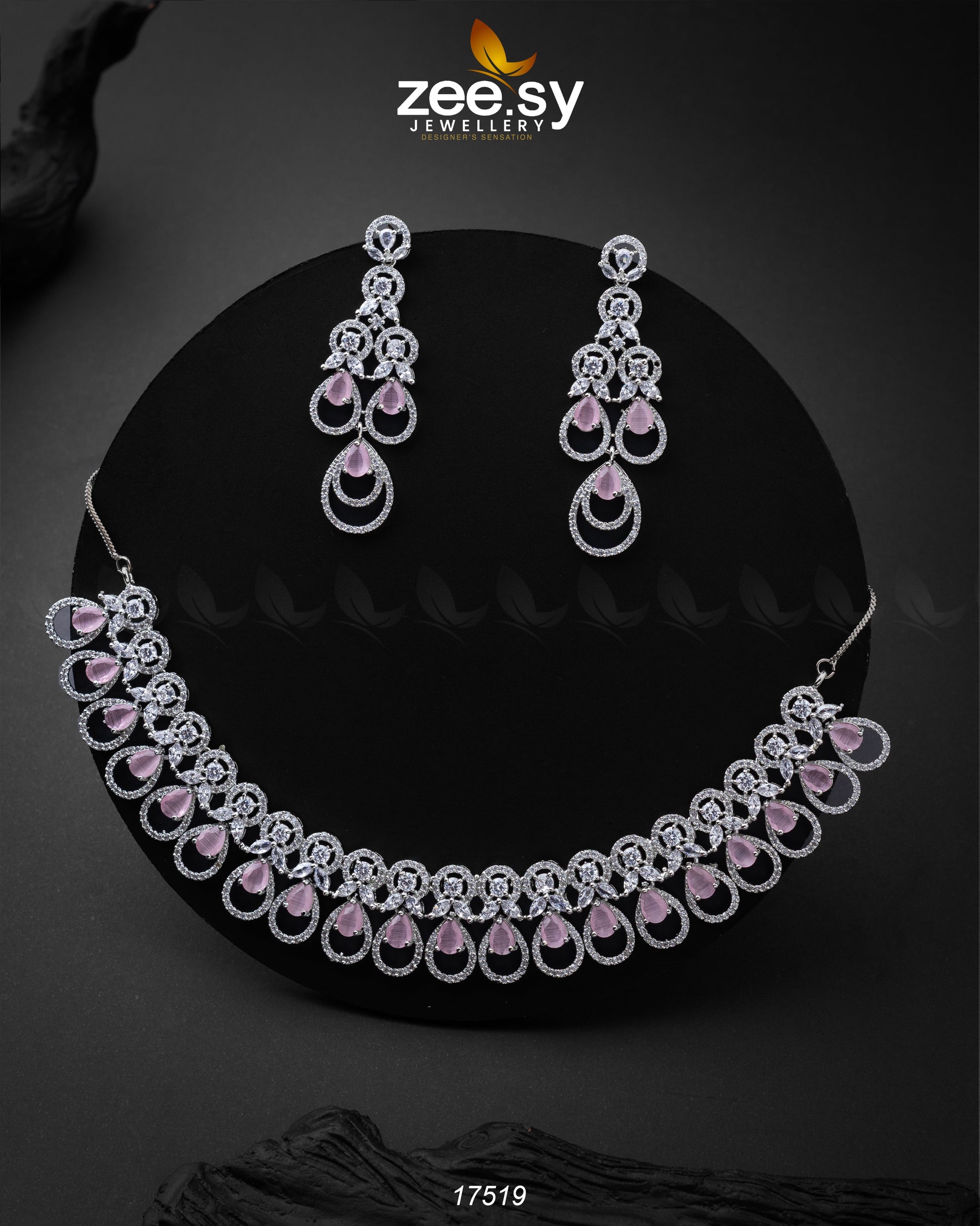 Intricate Necklace - by - Libasekhas UK - Registered Vendor of : Zeesy - 100% Original Designer Dresss