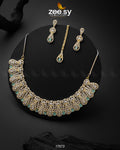 Glitz Necklace - by - Libasekhas UK - Registered Vendor of : Zeesy - 100% Original Designer Dresss