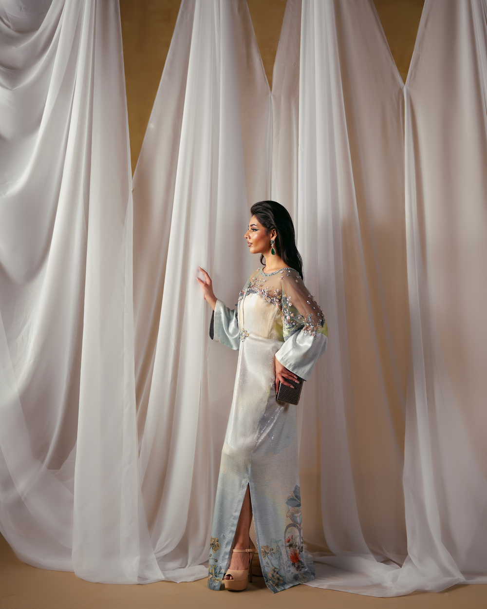 Vasal | Zyra Luxe Pret 26 | Ocean Lux - by Libasekhas UK - Registered Vendor of : Vasal - 100% Original Designer Dress