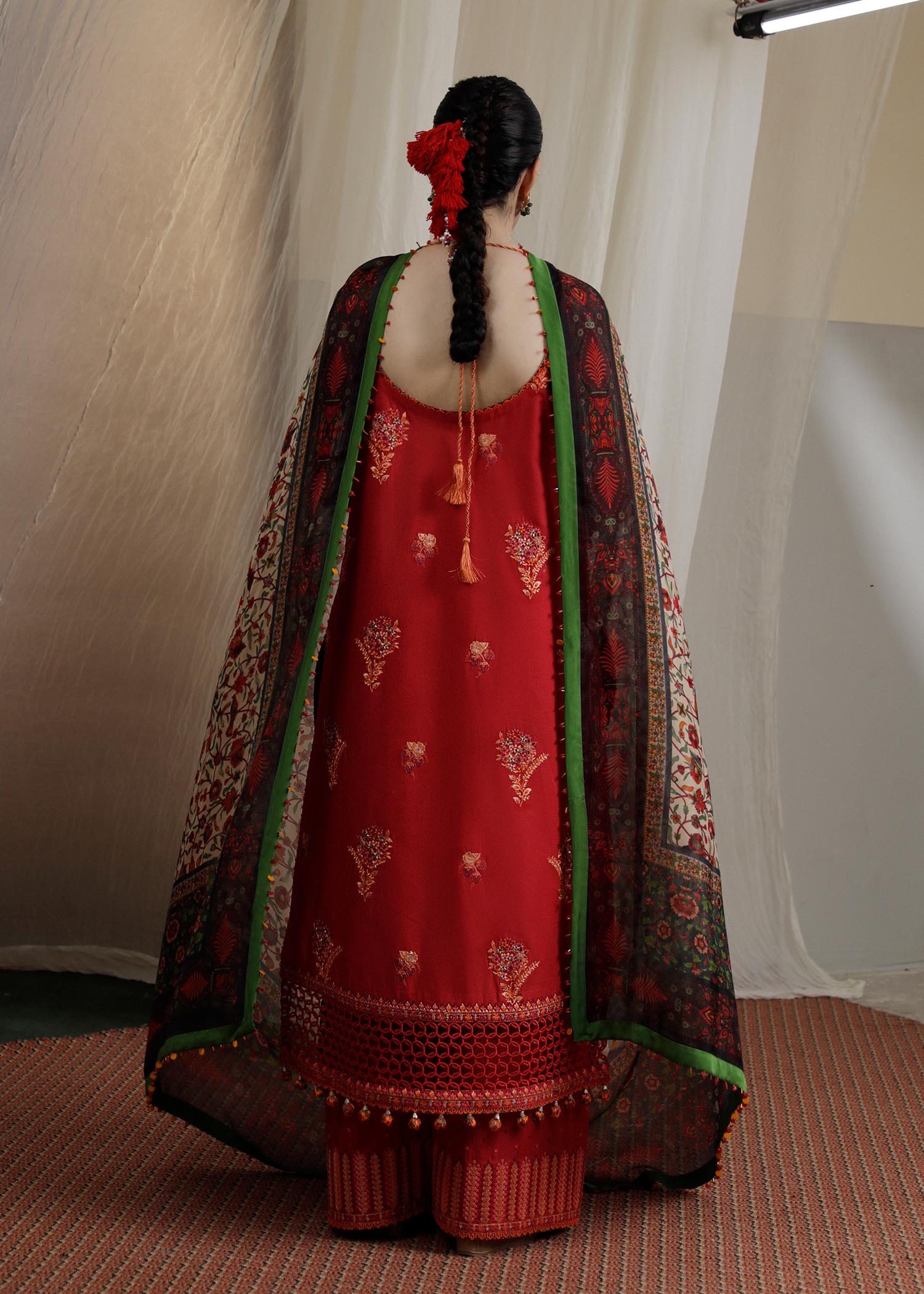 Hussain Rehar | Lawn SS 2023 | Berry - by - Libasekhas UK - Registered Vendor of : Hussain Rehar - 100% Original Designer Dresss