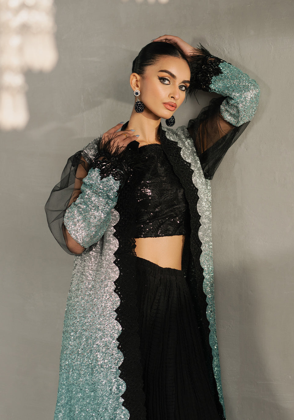 Zarqash | Silk Edit | ZQS 020 MEIRA - by - Libasekhas UK - Registered Vendor of : Zarqash - 100% Original Designer Dresss