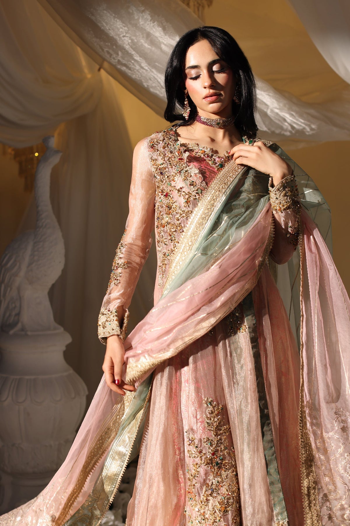 Musferah Saad | Casa Blance |Mughal Blossom - by Libasekhas UK - Registered Vendor of : Musferah Saad - 100% Original Designer Dress