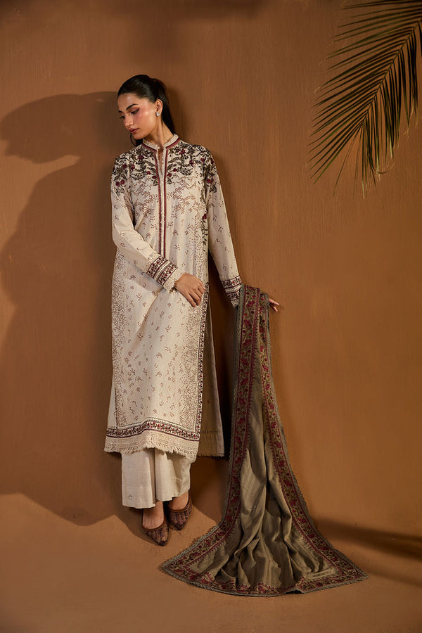 Sobia Nazir | Winter Shawl 25 | Design 6A - by Libasekhas UK - Registered Vendor of : Sobia Nazir - 100% Original Designer Dress