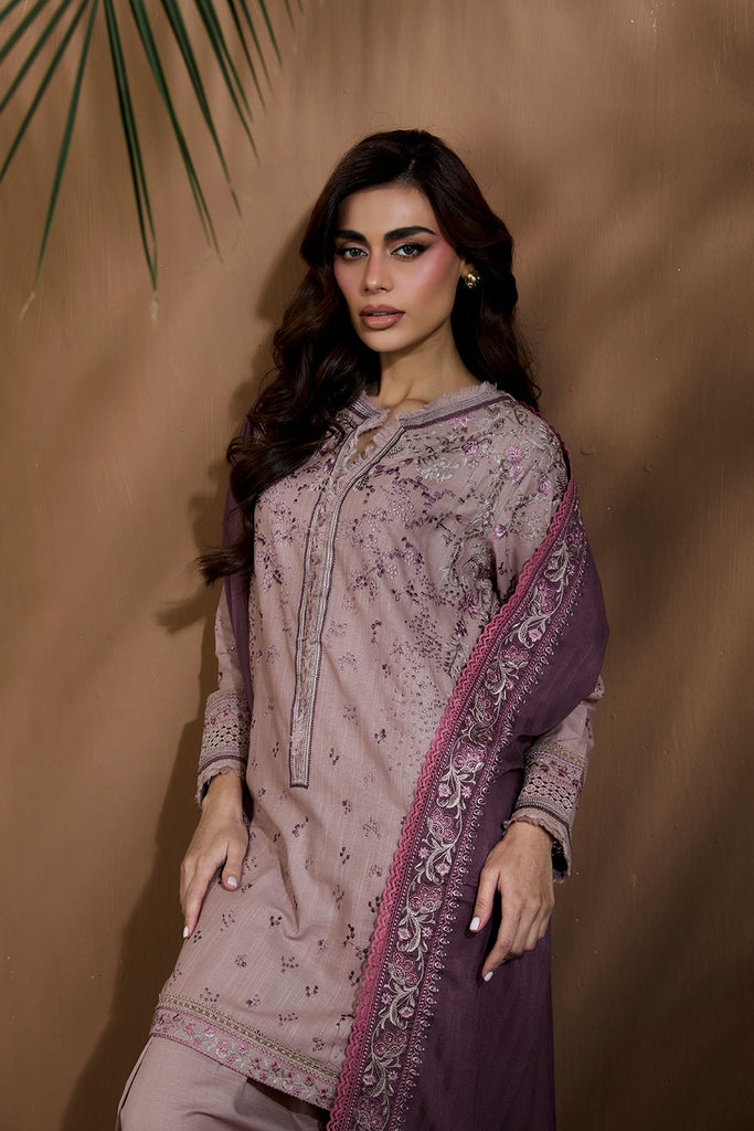 Sobia Nazir | Winter Shawl 25 | Design 6B - by Libasekhas UK - Registered Vendor of : Sobia Nazir - 100% Original Designer Dress