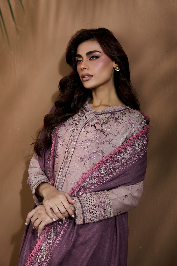 Sobia Nazir | Winter Shawl 25 | Design 6B - by Libasekhas UK - Registered Vendor of : Sobia Nazir - 100% Original Designer Dress