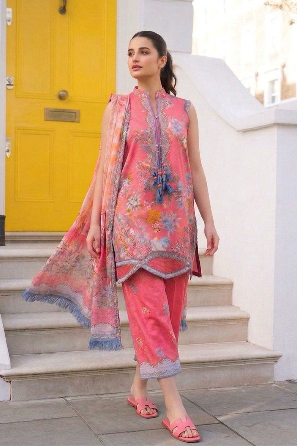 Sobia Nazir | Prints 26 | 6B - by Libasekhas UK - Registered Vendor of : Sobia Nazir - 100% Original Designer Dress