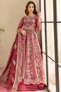 Farasha | Lu Zella Premium Formals 25 | Carmine Allure - by Libasekhas UK - Registered Vendor of : Farasha - 100% Original Designer Dress