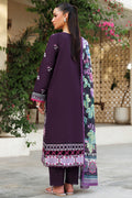 Farasha | Summer Weaves Embroidered Lawn | Plum Allure - by - Libasekhas UK - Registered Vendor of : Farasha - 100% Original Designer Dresss