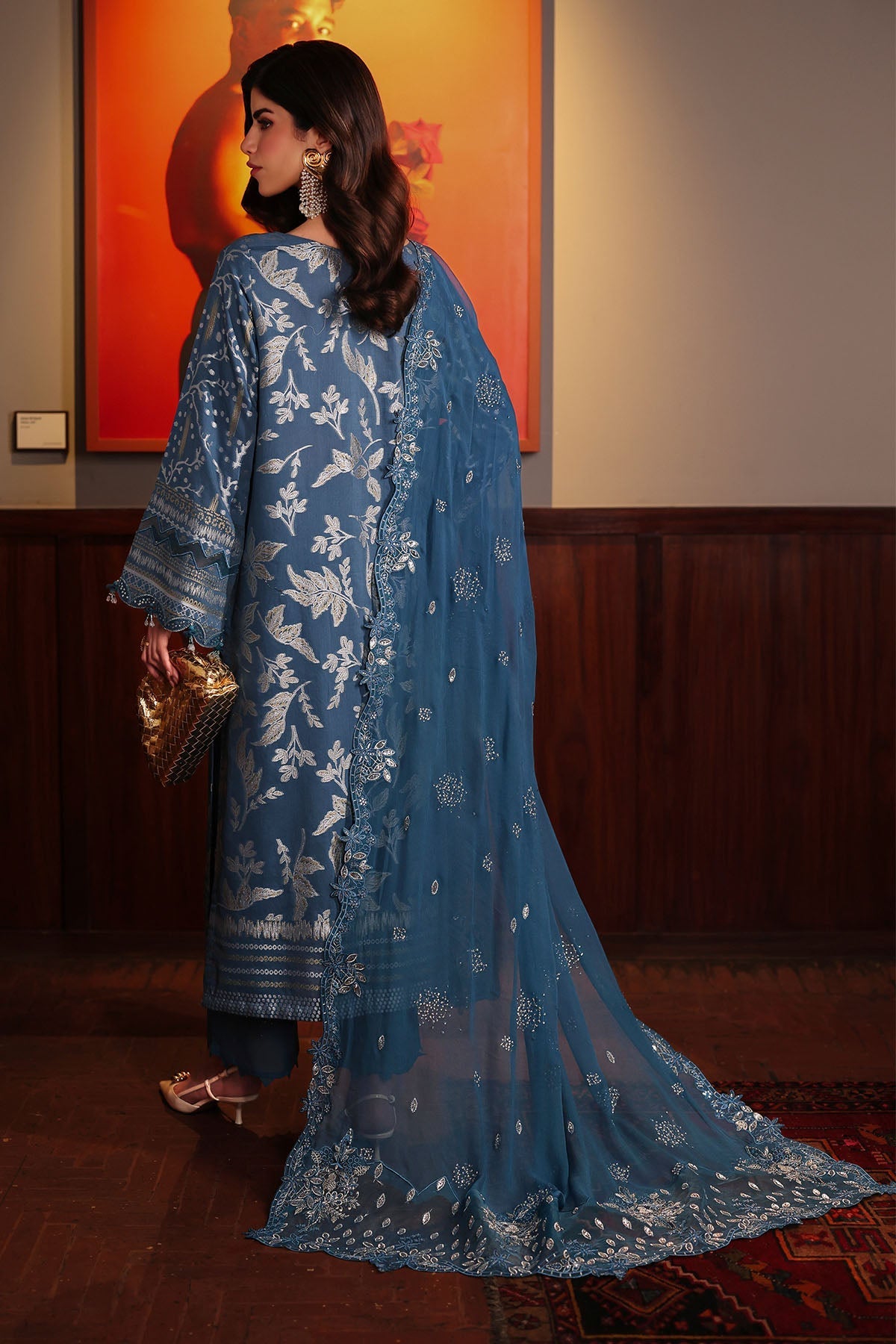 Nureh | Exclusive Jacquard | NE-223 - by Libasekhas UK - Registered Vendor of : Nureh - 100% Original Designer Dress