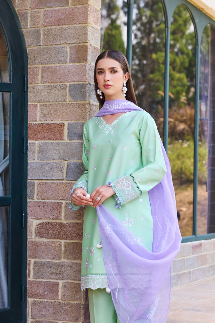 Farasha | Sorine Summer 26 | Aqua Cloud - by Libasekhas UK - Registered Vendor of : Farasha - 100% Original Designer Dress