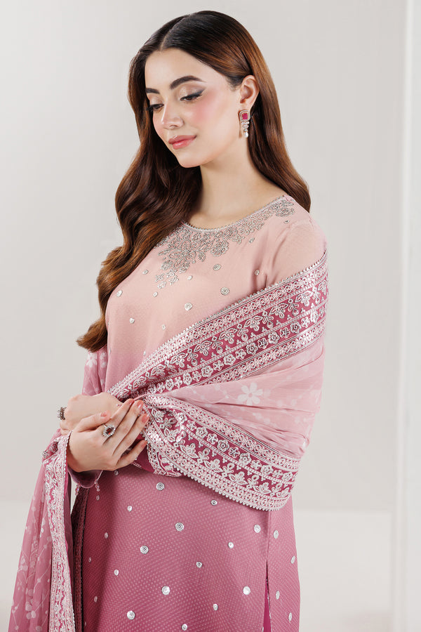 Farasha | Formals 26 | Rosette Blush - by Libasekhas UK - Registered Vendor of : Farasha - 100% Original Designer Dress
