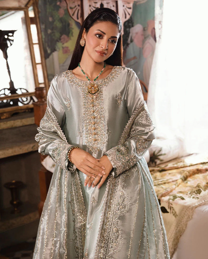 Mushq | Sunehri Lama Silk | Heer - by Libasekhas UK - Registered Vendor of : Mushq - 100% Original Designer Dress