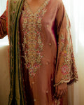Mushq | Sunehri Lama Silk | Seema - by Libasekhas UK - Registered Vendor of : Mushq - 100% Original Designer Dress