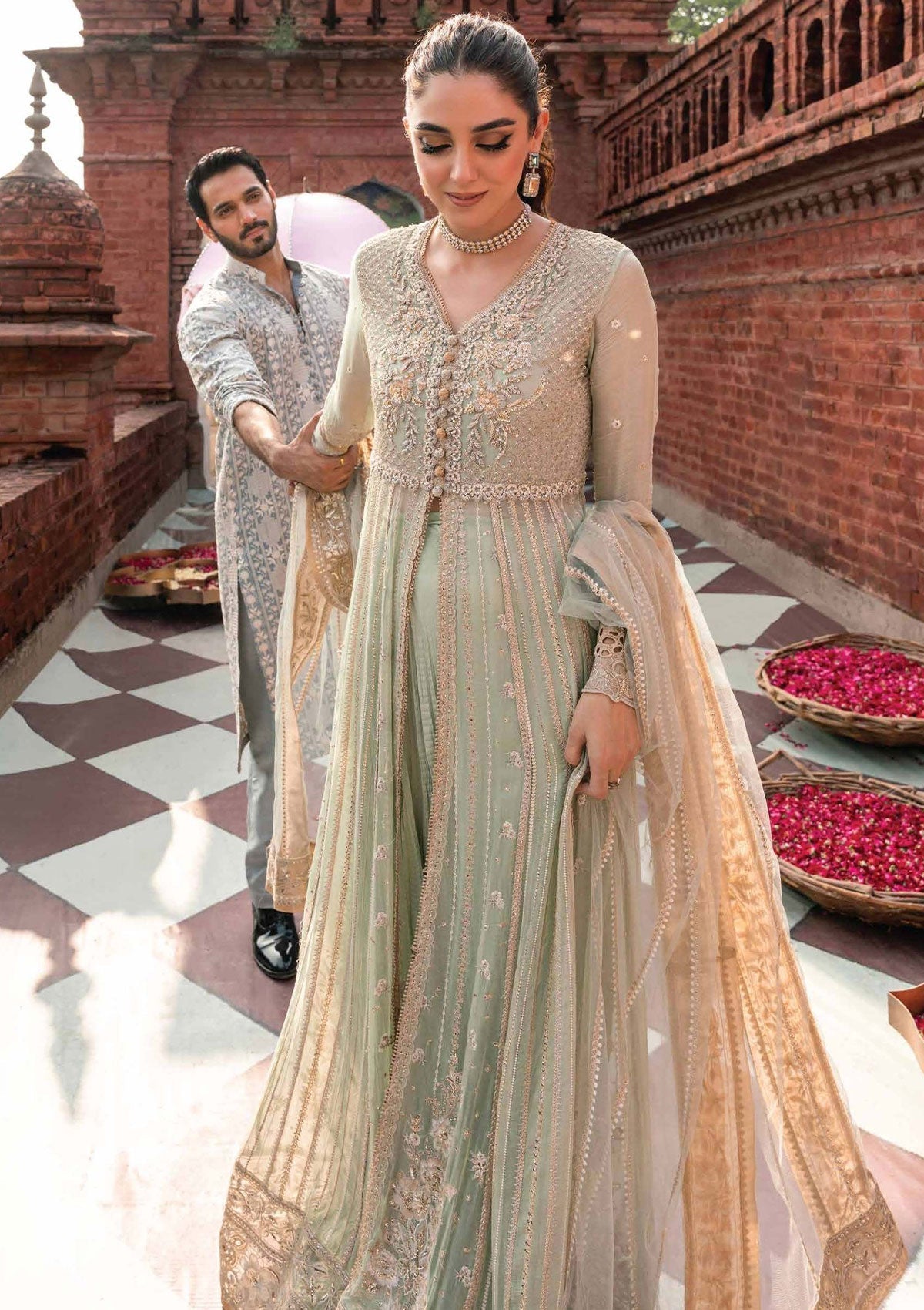 Mushq | Izhar Luxury Formals | Izhar - MCH#03 - Shahana - by Libasekhas - Registered Vendor of : Mushq - 100% Original Designer Dress