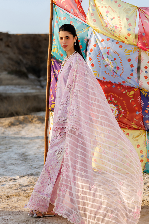 Emaan adeel | Sunlit Groove Luxury Lawn 26 | SUMMER SORBET - by Libasekhas UK - Registered Vendor of : Emaan Adeel - 100% Original Designer Dress