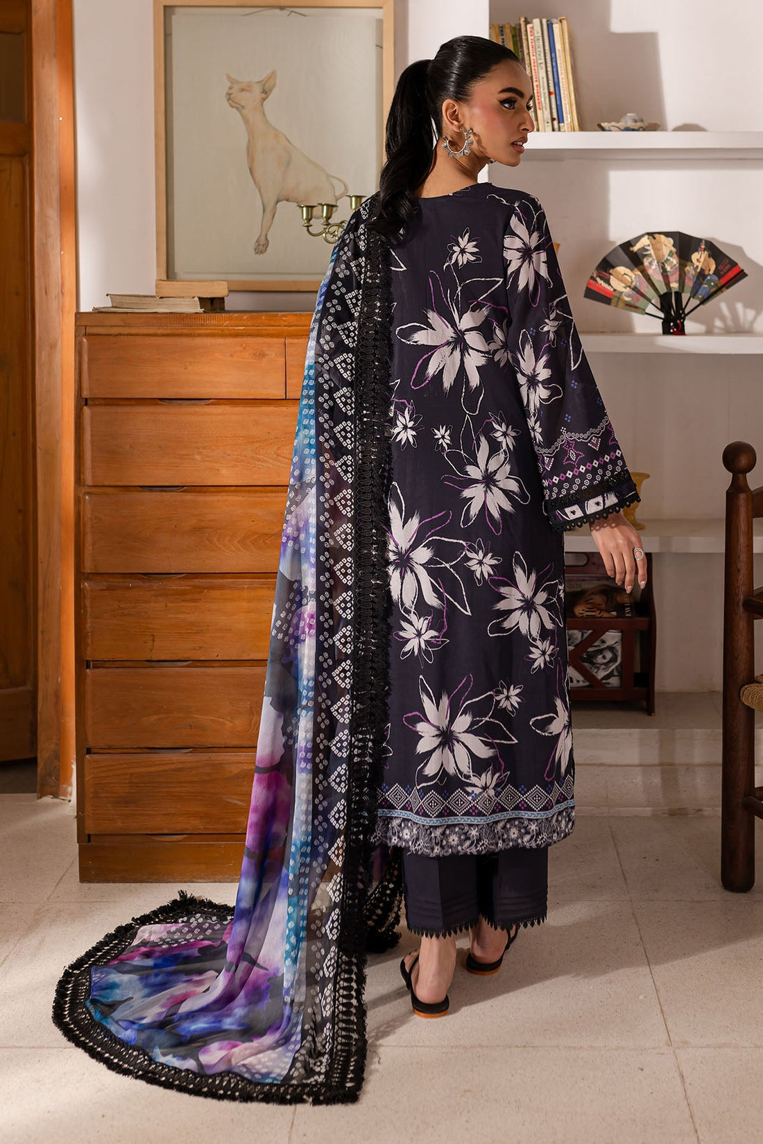 Nureh | Printed Lawn 25 | SP-150 - by - Libasekhas UK - Registered Vendor of : Nureh - 100% Original Designer Dresss