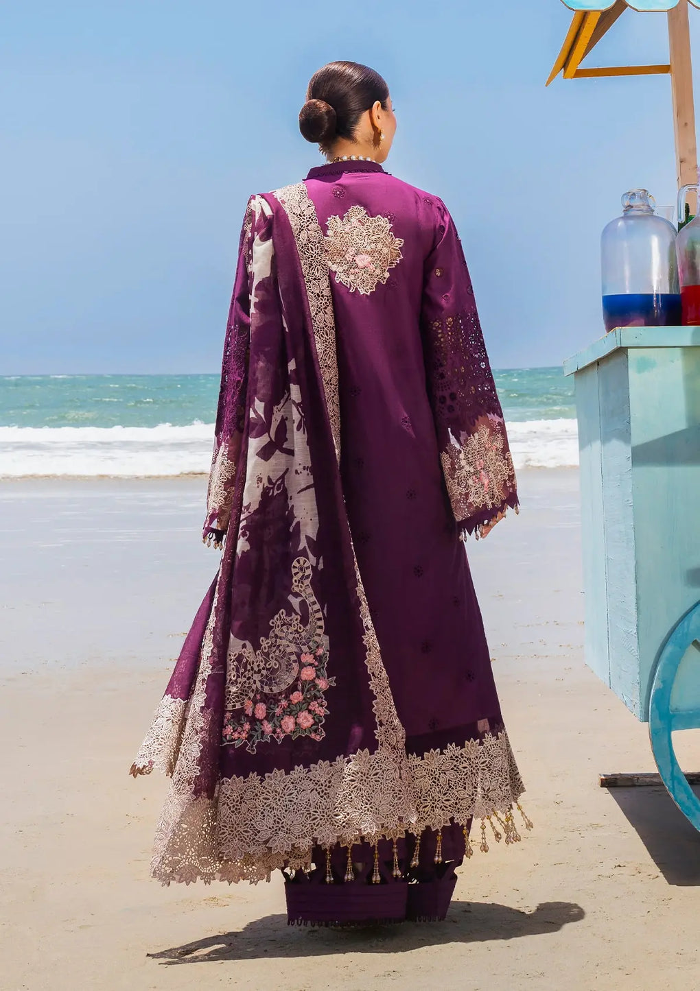 Elaf Premium | Hai Kuch Festive Lawn 24 | EHK-06 Hania - Luxury -  Libasekhas