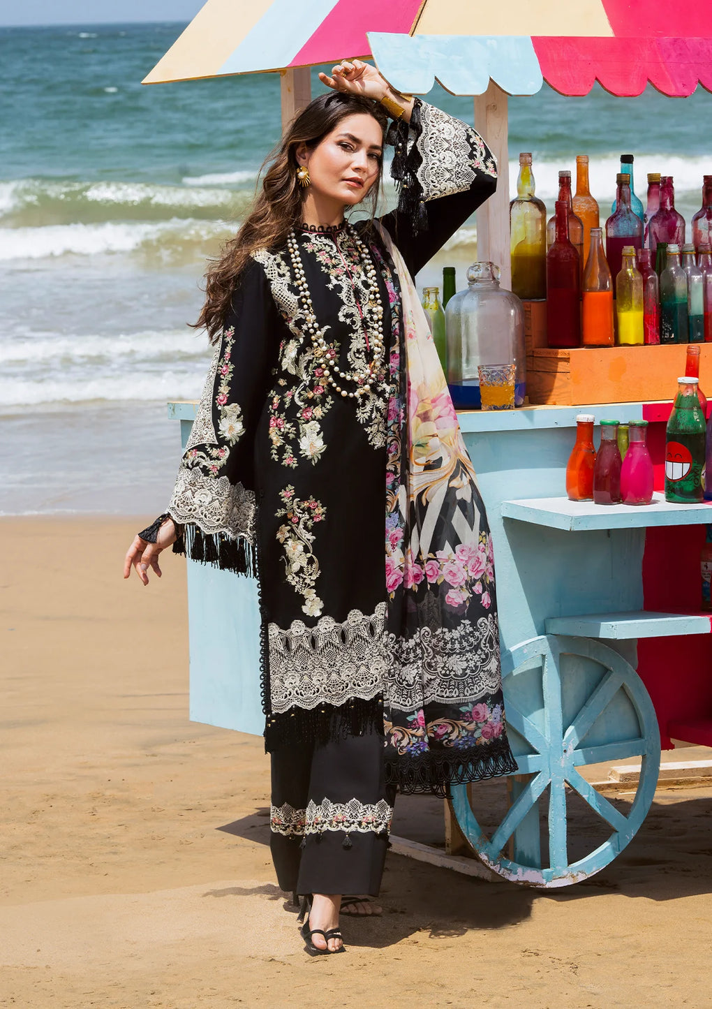 Elaf Premium | Hai Kuch Festive Lawn 24 | EHK-09 Nafees - Luxury -  Libasekhas
