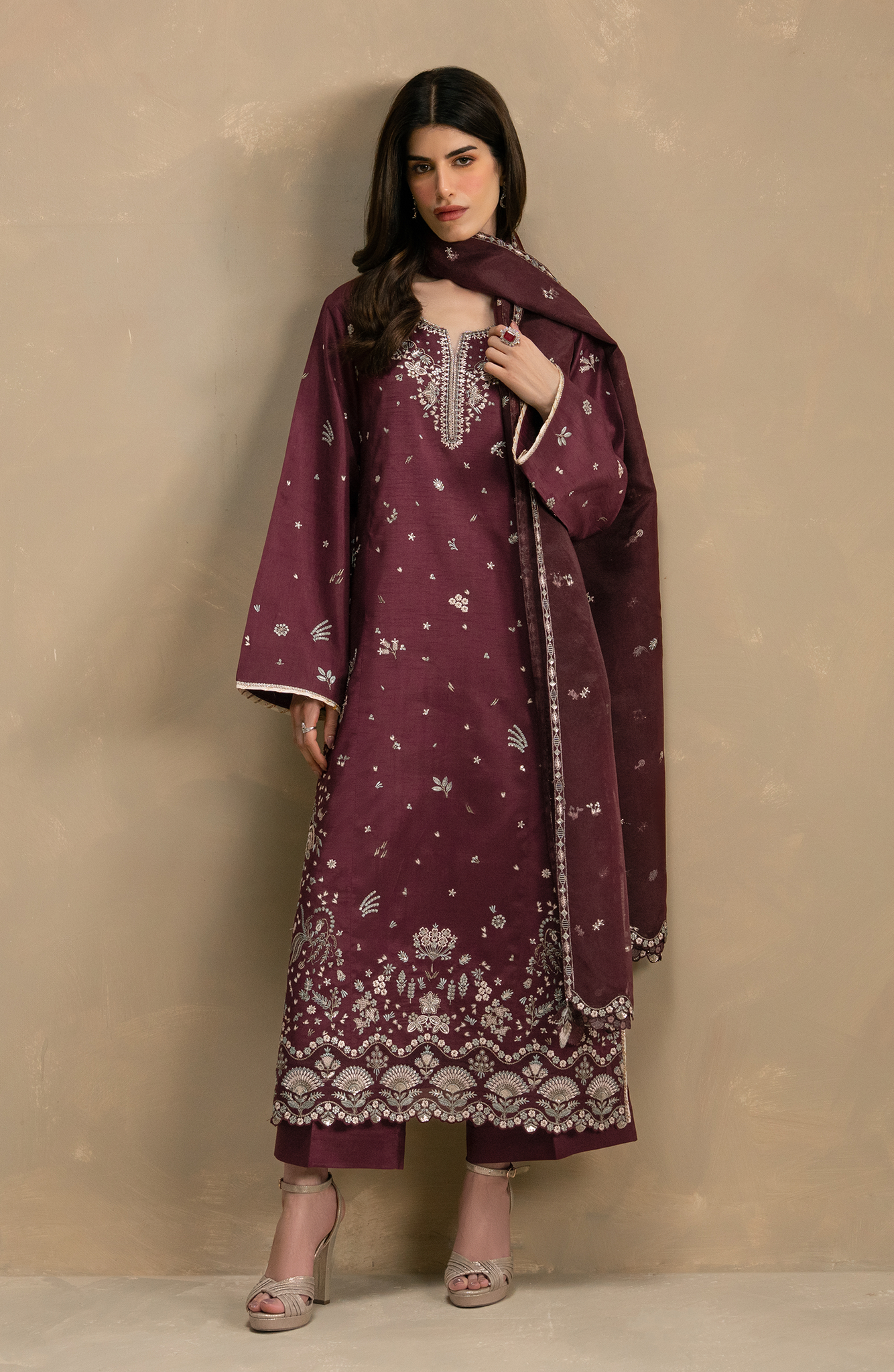 Seran | Lumiere RTW Eid 26 | Rouge - by Libasekhas UK - Registered Vendor of : Seran - 100% Original Designer Dress