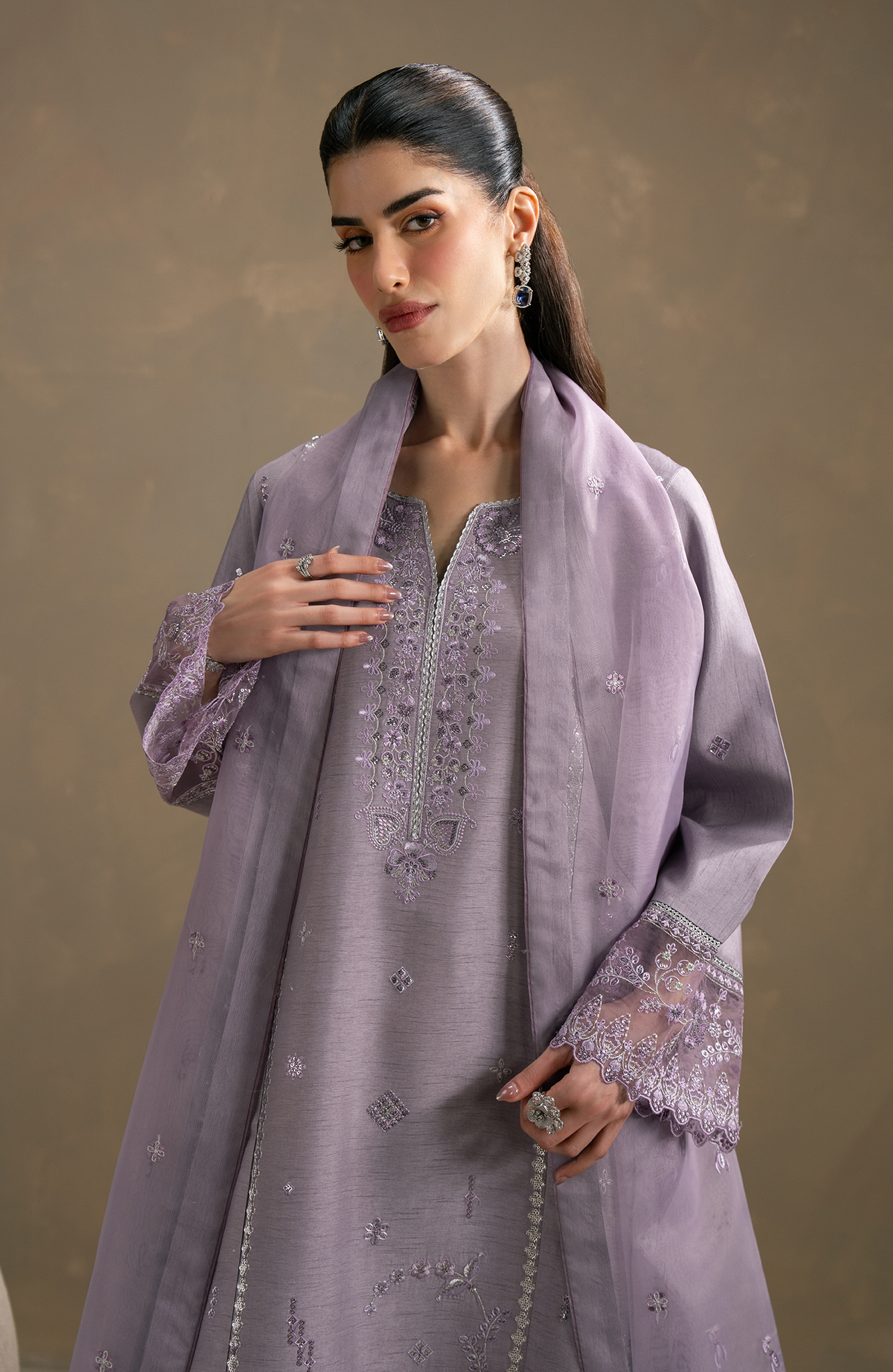 Seran | Lumiere RTW Eid 26 | Lila - by Libasekhas UK - Registered Vendor of : Seran - 100% Original Designer Dress
