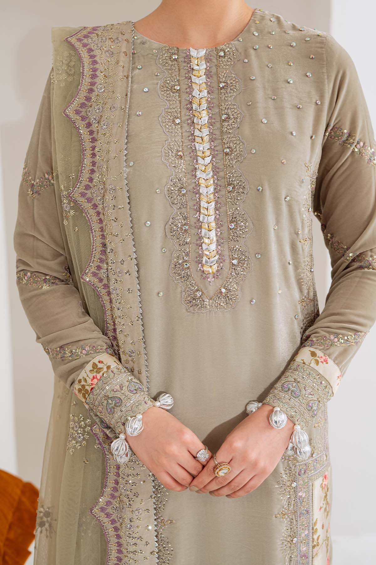 Nureh | Maya Velvet | NW-111 - by Libasekhas UK - Registered Vendor of : Nureh - 100% Original Designer Dress