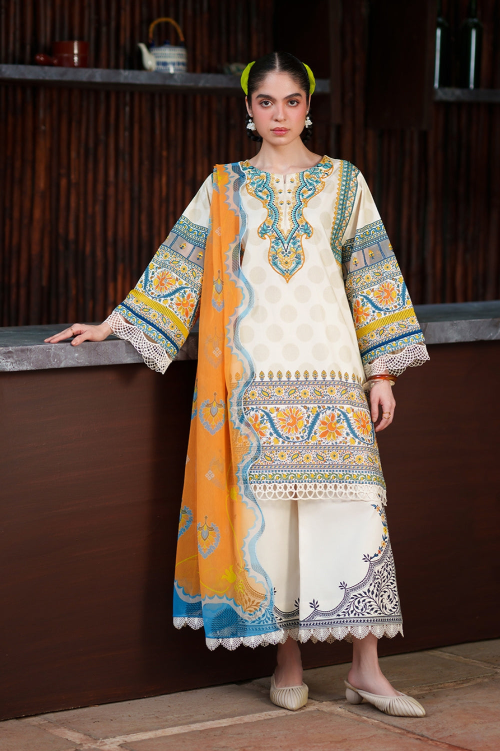 Saira Rizwan | Laanem SS 26 | AZURA-A-SRL26-05 - by Libasekhas UK - Registered Vendor of : Saira Rizwan - 100% Original Designer Dress