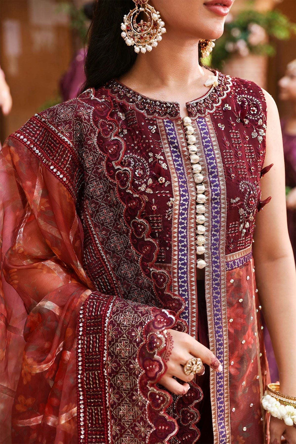 Nureh | Jhoomro Wedding Formals | NL-71 GEHNA - by - Libasekhas UK - Registered Vendor of : Nureh - 100% Original Designer Dresss
