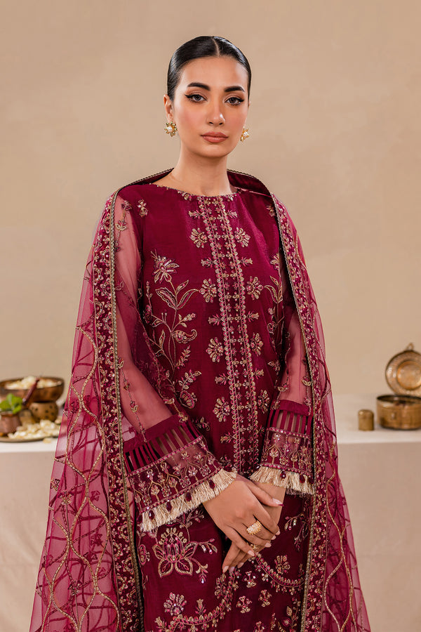 Farasha | Lumiere Formals |ROUGE PINK - by - Libasekhas UK - Registered Vendor of : Farasha - 100% Original Designer Dresss