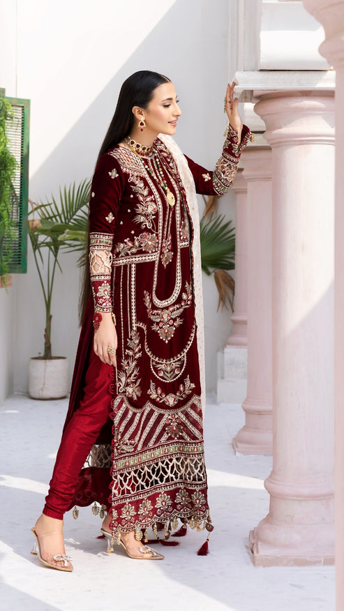 Zebtan | Andaz e Makhmal | ZAM-02 - by - Libasekhas UK - Registered Vendor of : Zebtan - 100% Original Designer Dresss