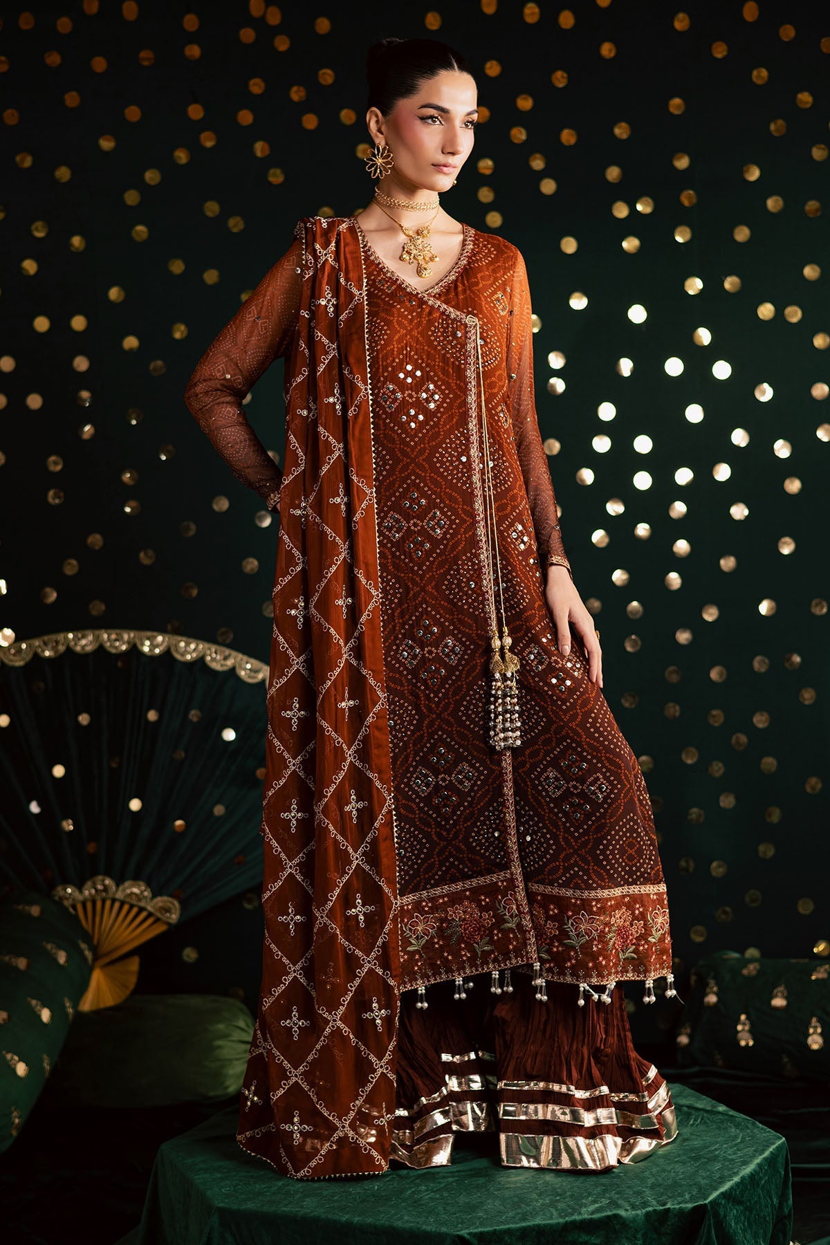 Nureh | Mukeshkari Formals | MK-19 - by Libasekhas UK - Registered Vendor of : Nureh - 100% Original Designer Dress