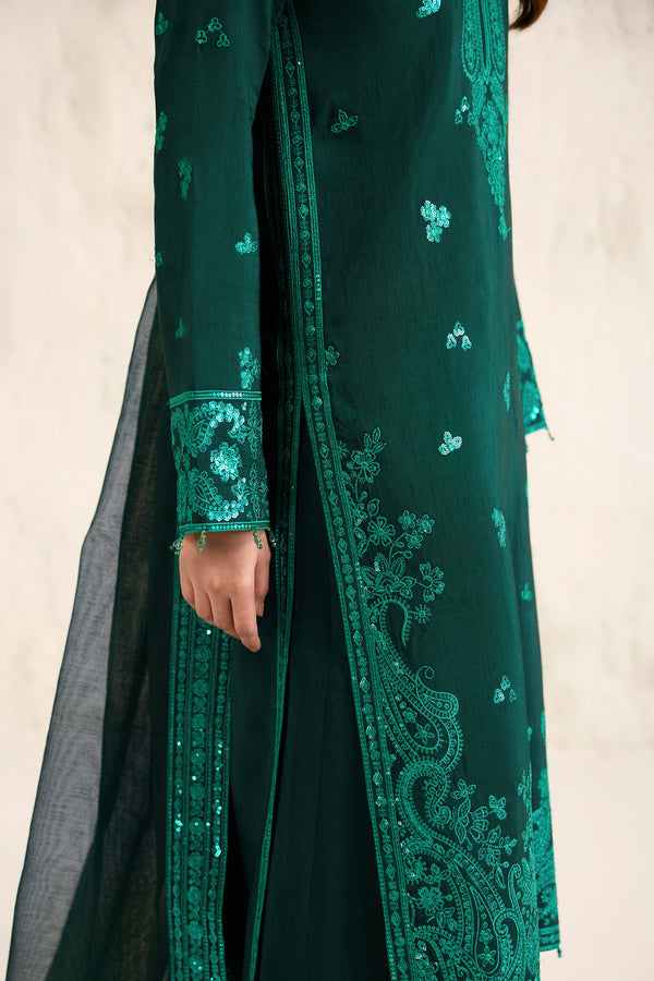 Farasha | Formals 26 | Emerald Luxe - by Libasekhas UK - Registered Vendor of : Farasha - 100% Original Designer Dress